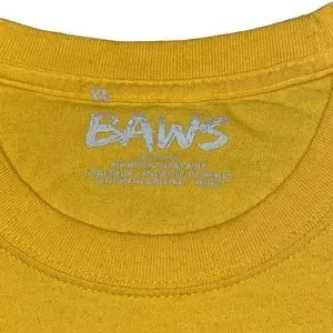 Born A Wild Soul BAWS Shirts Baws Yellow Crazy Bear Graphic